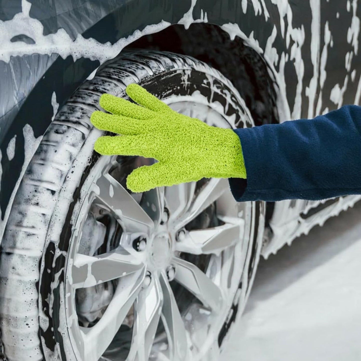 Plant Dusting Gloves, Microfiber Dusters for Cleaning Kitchen Indoor Mitt for House Use Desk Window Blind Screen Wash