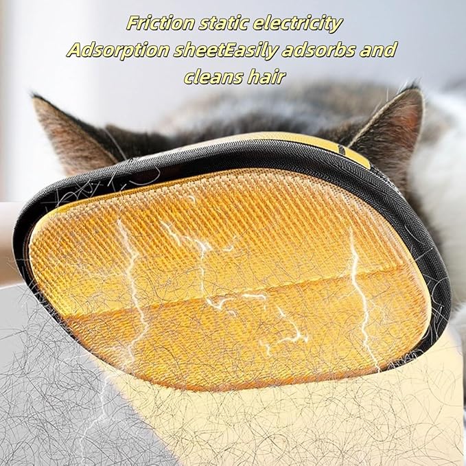 Pet Hair Remover Glove for Cats & Dogs, Pet Hair Remover Electrostatic Gloves, Reusable Double Sided Electrostatic Pet Hair Remover for Couch, Clothing, Carpet (1PCS)