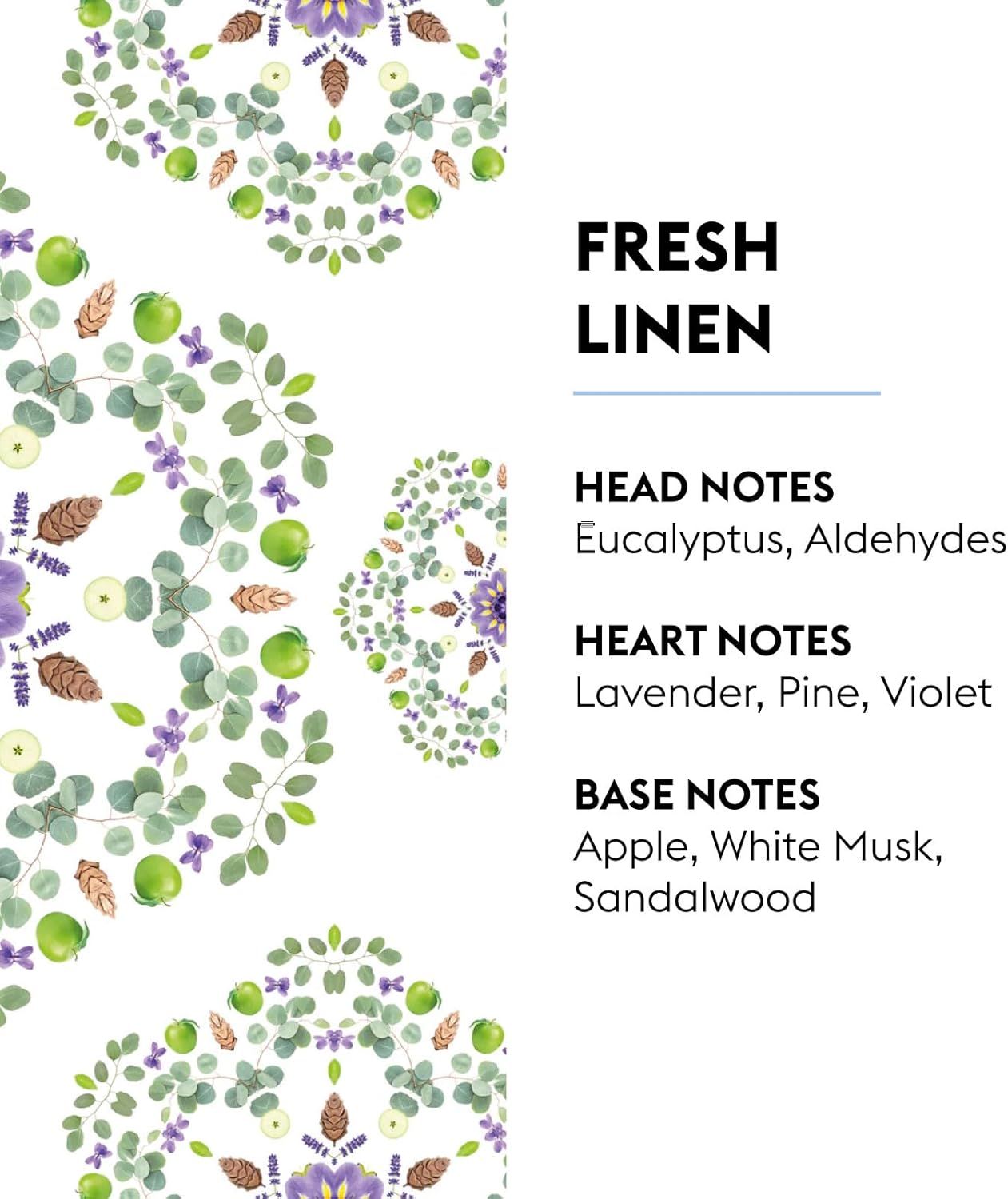 Fresh Linen - Lampe Berger Fragrance Refill for Home Fragrance Oil Diffuser - 33.8 Fluid Ounces - 1 Liter