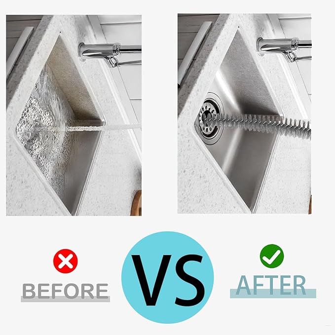 Dryer Vent Cleaner Brush Kit, Stainless Steel Wire Shaft for Refrigerator Coil, Clothes Trap, Duct, Crevice and Home Washer Cleaning