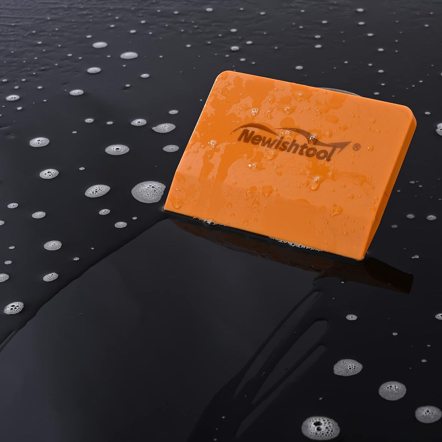 NEWISHTOOL Soft Silicone Small Squeegee for Vinyl, 2 PCS PPF Tools Window Tinting V-Blade Scraper for Window Film Application, Car Paint Protective Film Installation & Water Removal