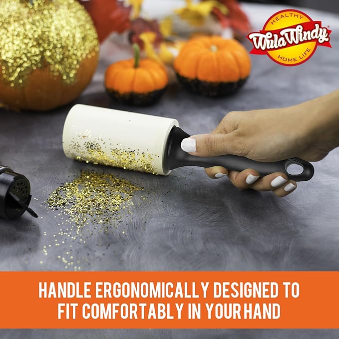 Lint Roller, Lint Roller for Pet Hair, Extra Sticky Lint Rollers Pet Hair Remover for Clothes, Work Great on Pet Hair Value Pack (2 Pack)