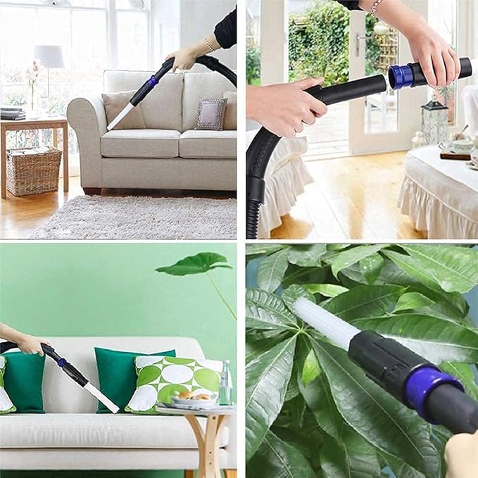 Flexible Extension Crevice Tool Compatible with Dyson V11 V10 V8 V7 Vacuum Cleaner with Quick Release Attachment Universal Tool Adapter Converter