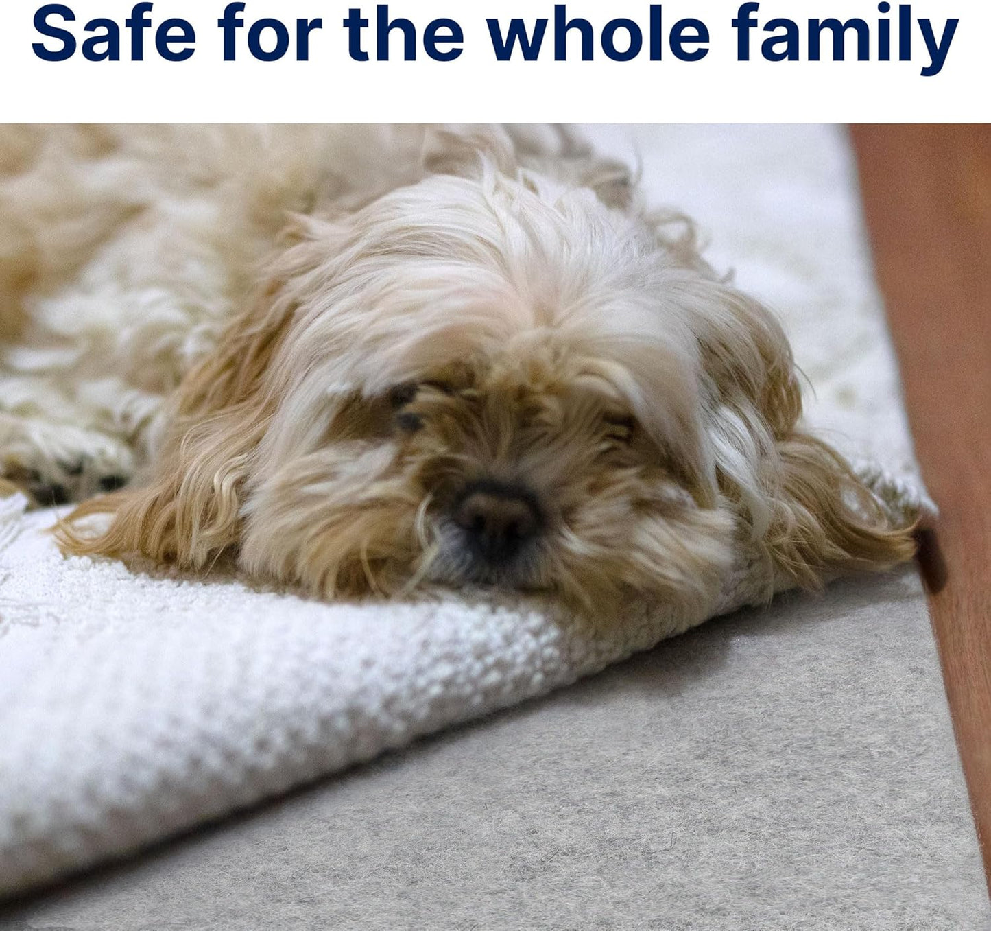 RUGPADUSA - Eco-Plush - 9'x12' - 1/4" Thick - 100% Felt - Premium Cushioned Rug Pad - Available in 3 Thicknesses, Many Custom Sizes