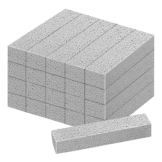 21 Pack Pumice Stone for Toilet Bowl Cleaning, Powerfully Cleans Hard Water Rings, Suitable for Cleaning Toilet, Bathtubs, Pool, Sinks and Grill