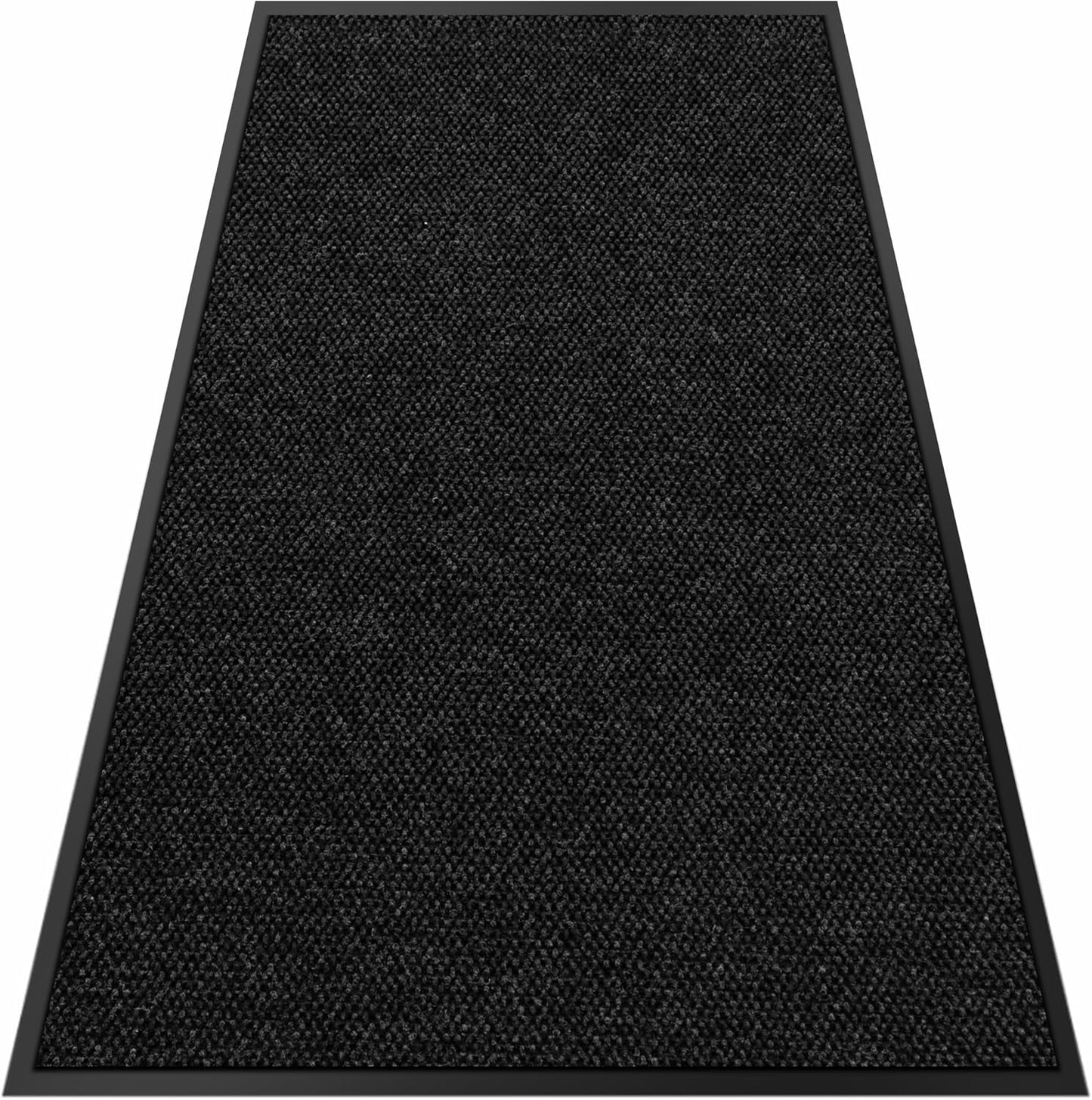 4′ x 11′ Front Door Mat Indoor Outdoor Entrance, Commercial Floor Mat Heavy Duty Dirt Trapper Entryway Doormat, Custom Size Non Slip Rubber Backing Welcome mat, Door Mat for High Traffic Area