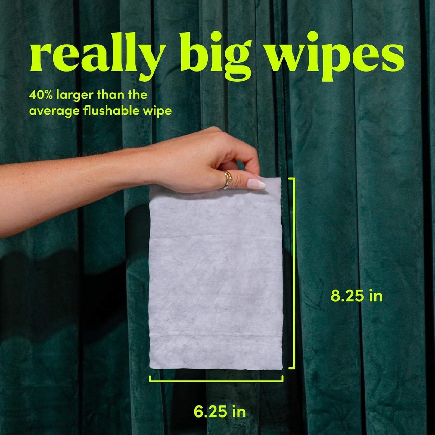 goodwipes Flushable Butt Wipes - Vitamin E & Aloe - Sewer & Septic Safe - Extra Large Adult Wet Wipes For Women & Men - Bathroom Essentials - Shea Coco, 418 Count (8 Packs + 1 Travel)
