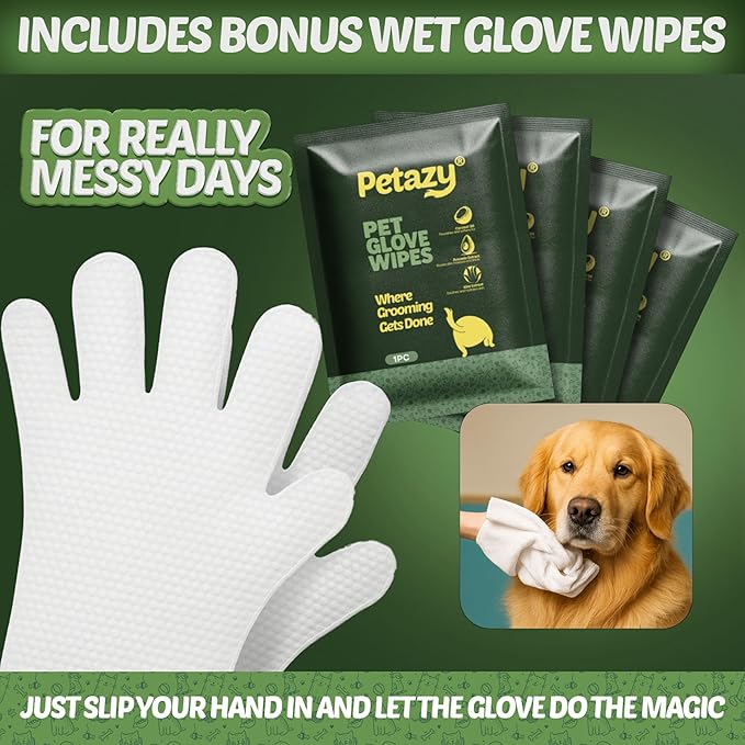 Dog Wipes for Paws and Butt Ears Eyes | Organic Pet Wipes for Dogs | Hypoallergenic Lavender Scented Dog Wipes Cleaning Deodorizing | Extra Thick Plant Based Wipes Dogs Cats Pets | 100 Count