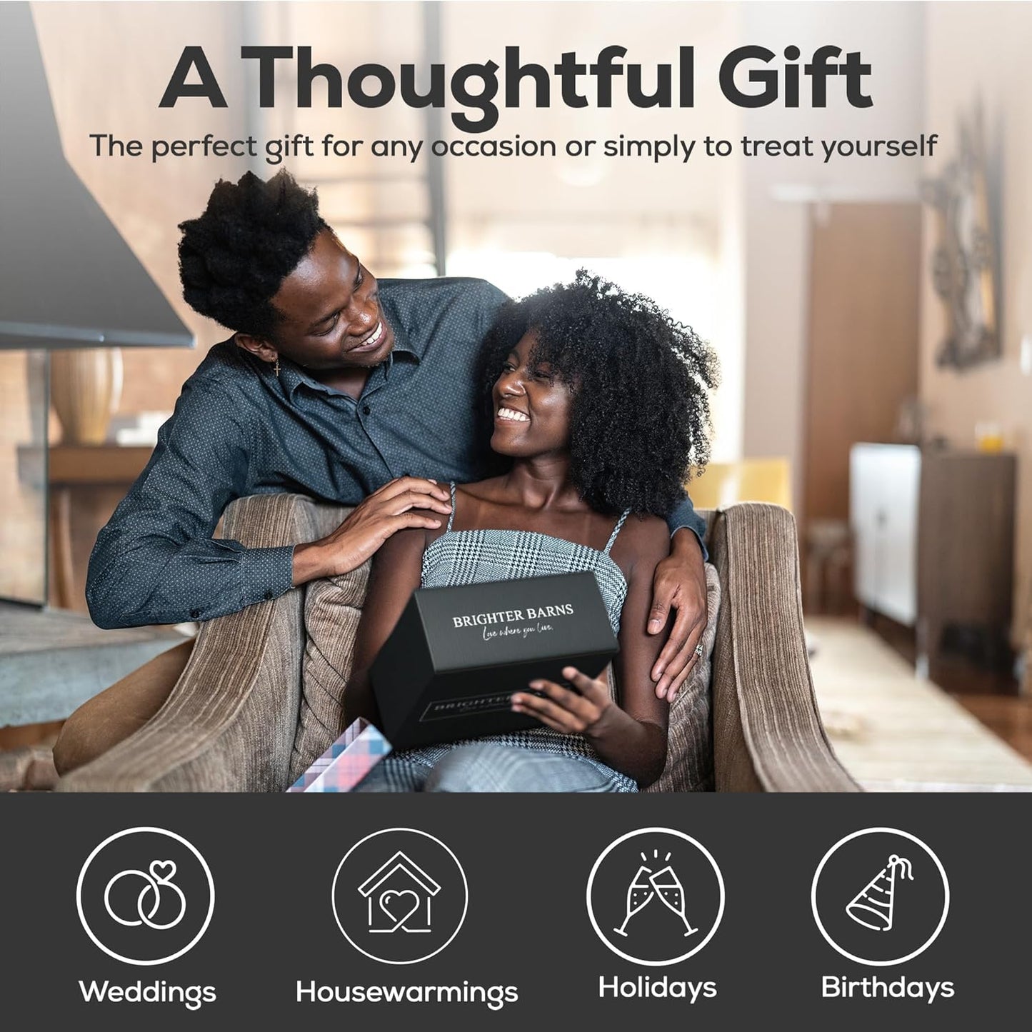 Black Glass Soap and Lotion Dispenser Set with Tray by Brighter Barns - Hand Soap Dispenser Bathroom Set & Stainless Steel Pump for Home - Modern Bathroom Accessories, Modern Decor (Black)