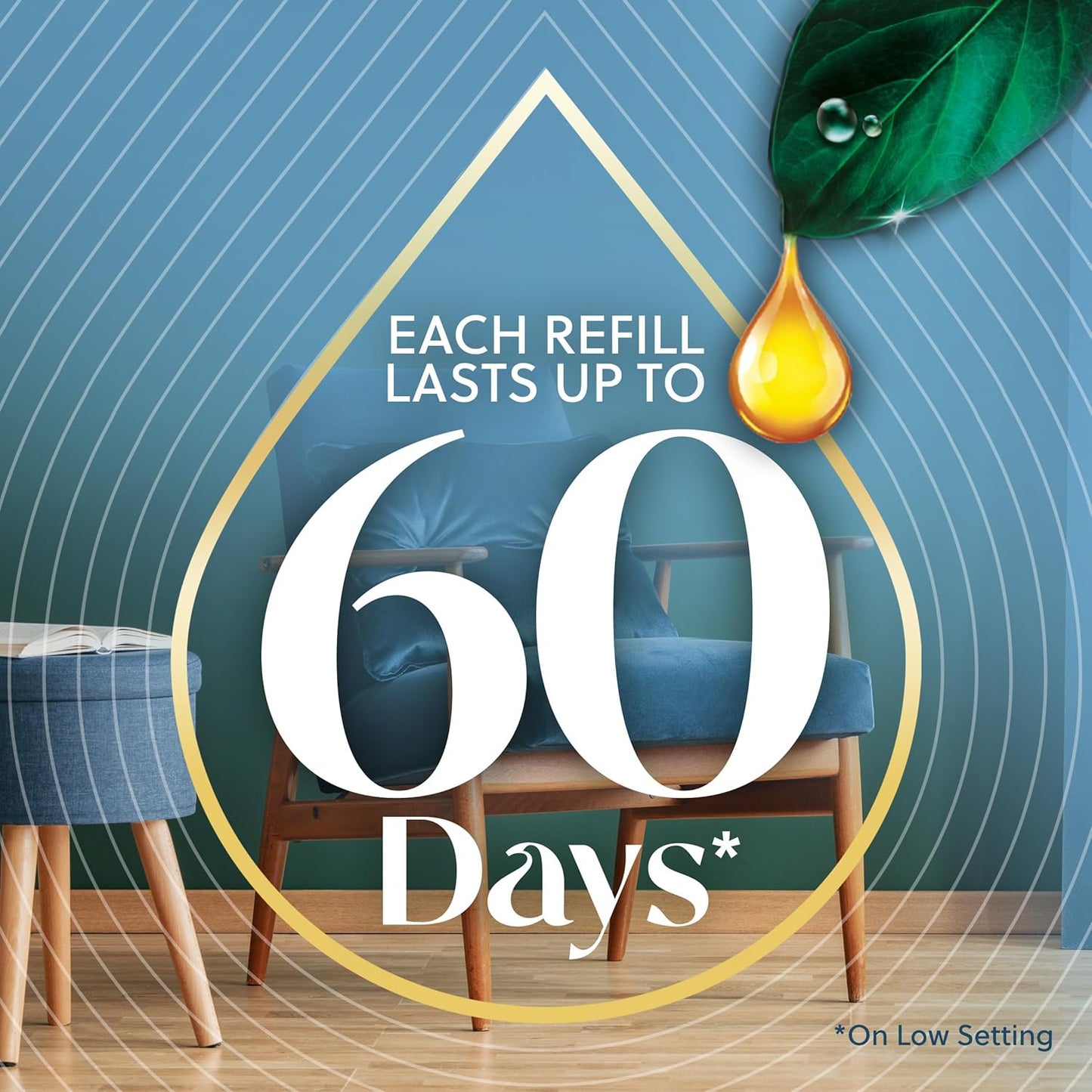 Air Wick Plug In Advanced Scented Oil,Glistening Snow + Frosted Mint,Air Fresheners for Home Long Lasting, Room Freshener, Air Freshener Plug In, House Essentials for Small Spaces + Large Spaces,5 ct