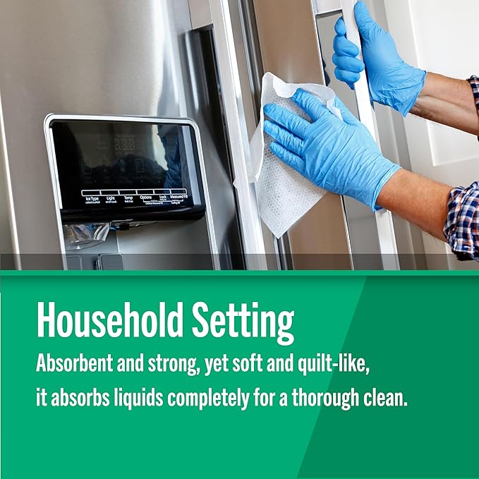 Fresh Towel Foodservice Reusable Paper Towels - 1/4 Fold, 13 x 20 inches - (1 Case of 150) All Purpose Cleaning Towels (White)