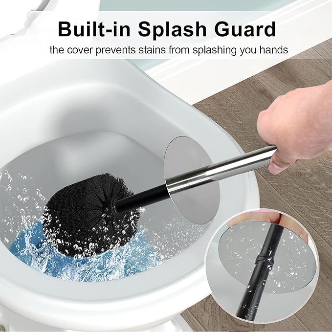 White Butterfly with Rhinestone Design Resin Toilet Holder and Brush Set, Elegant Bathroom Cleaning Tool with Durable Bristles, Compact and Stylish
