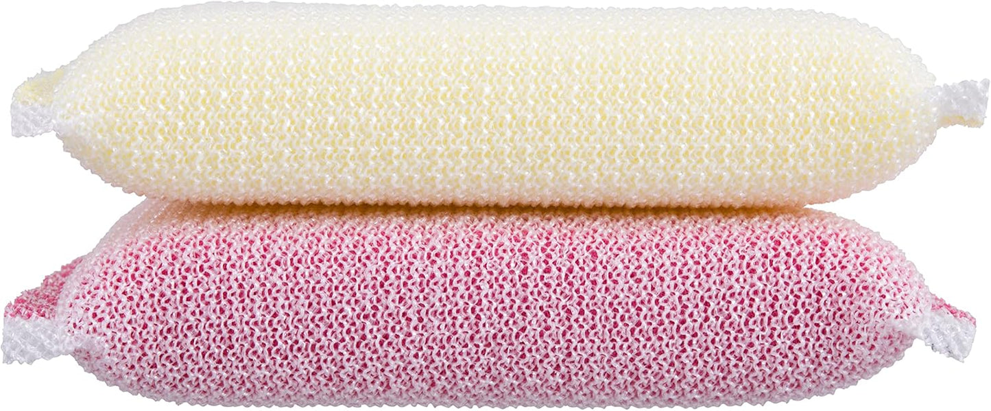 Superio Nylon Cleaning Pad, Dish Scrubbers, Multi Surface Scratch- Free Scour Sponge for Stainless Steel, Copper cookware, China, Dishes and plasticware (8)