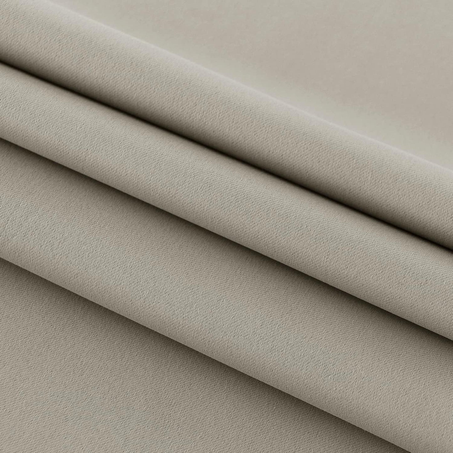 DWCN French Door Curtains – Rod Pocket Thermal Blackout Curtain for Doors with Glass Window, Kitchen and Patio Doors for Privacy, 54 X 40 Inches Long, 1 Curtain Panel with Tieback, Taupe