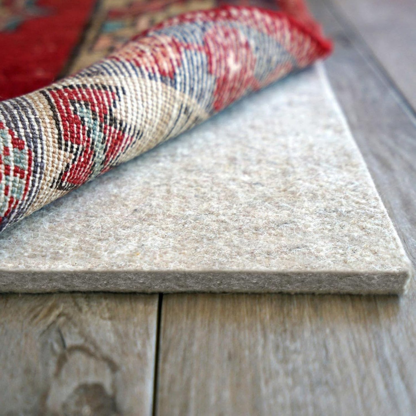 RUGPADUSA - Eco-Plush - 10'x13' - 3/8" Thick - 100% Felt - Extra Cushioned Rug Pad - Available in 3 Thicknesses, Many Custom Sizes