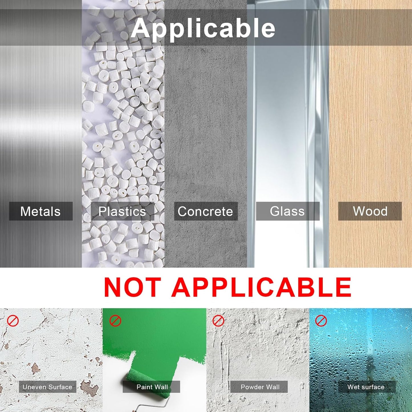 High Density Foam Weather Stripping Door Seal Strip, Insulation Tape Roll for Insulating Door Frame, Window, Air Conditioner, Strong Self Adhesive Sealing Weatherstrip (3 in x 1/4 in x 10 Ft)