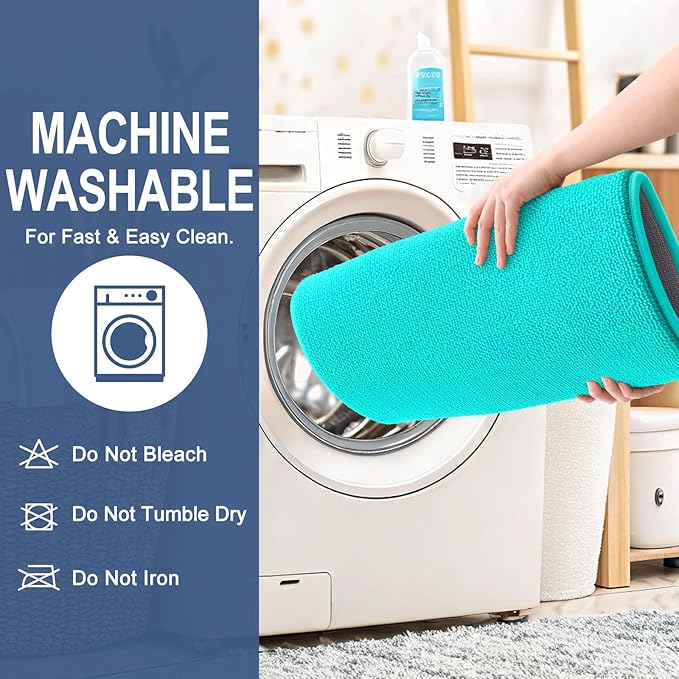 OLANLY Thick Memory Foam Bath Mats Rugs 36x24, Extra Soft Absorbent Bathroom Rug, Quick Dry Bath Mat, Non-Slip, Machine Washable Carpet for Bathroom, Tub and Shower, Home Decor Accessories, Teal