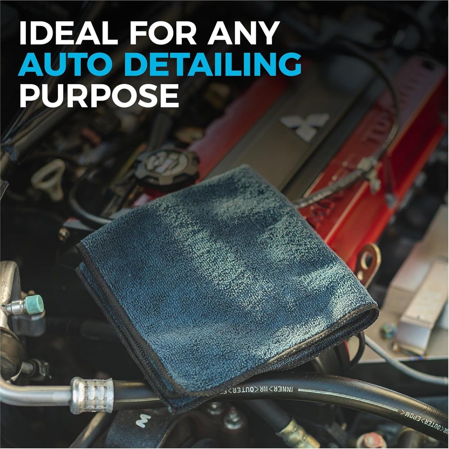 The Rag Company - All-Purpose Microfiber Terry Cleaning Towels - Commercial Grade, Highly Absorbent, Lint-Free, Streak-Free, Kitchens, Bathrooms, Offices, 300gsm, 12in x 12in, Yellow (12-Pack)