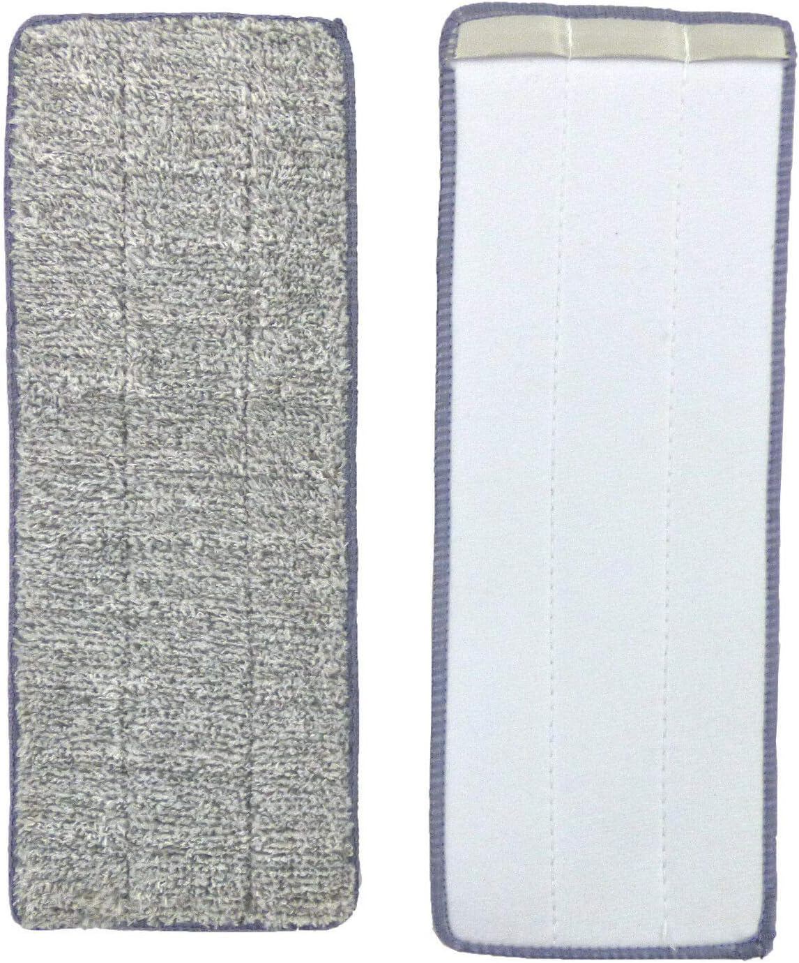 Bulletproof Microfiber Mop Replacement Heads - 5 Pack Washable Pads for Floor Cleaning Compatible with Tethys,Joy Moop & Most 11” - 13” Flat Squeeze Mops for Wet/Dry Mopping, Sanitizing, Scrubbing