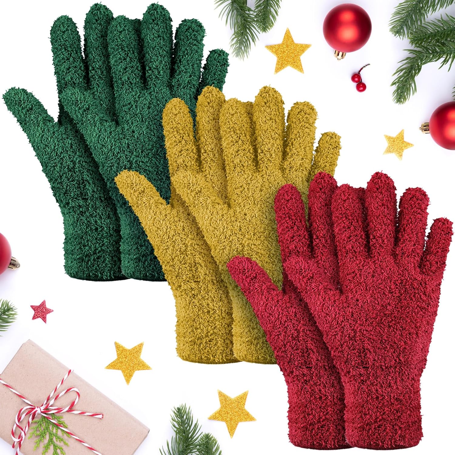 Patelai Microfiber Plant Dusting Gloves