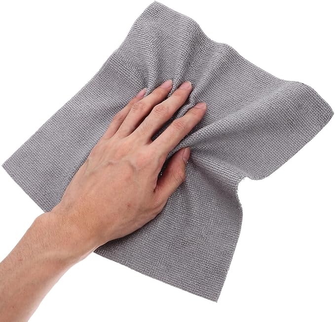 Microfiber Cleaning Cloth Roll 20pcs Tear-Away Reusable Washable Absorbent Dish Towels for Home Car Garage and Kitchen Cleaning Tasks