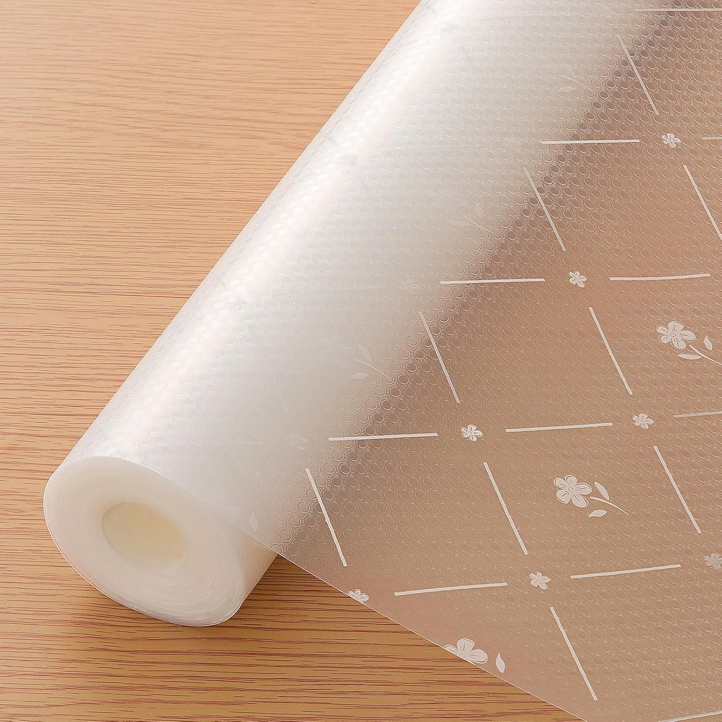 INNOLITES Shelf Liners for Kitchen Cabinets, Non Adhesive Drawer Cabinet Liner, Waterproof Oil-Proof Non-Slip Shelf Liner for Kitchen Pantry Refrigerator 11.8" x 118"