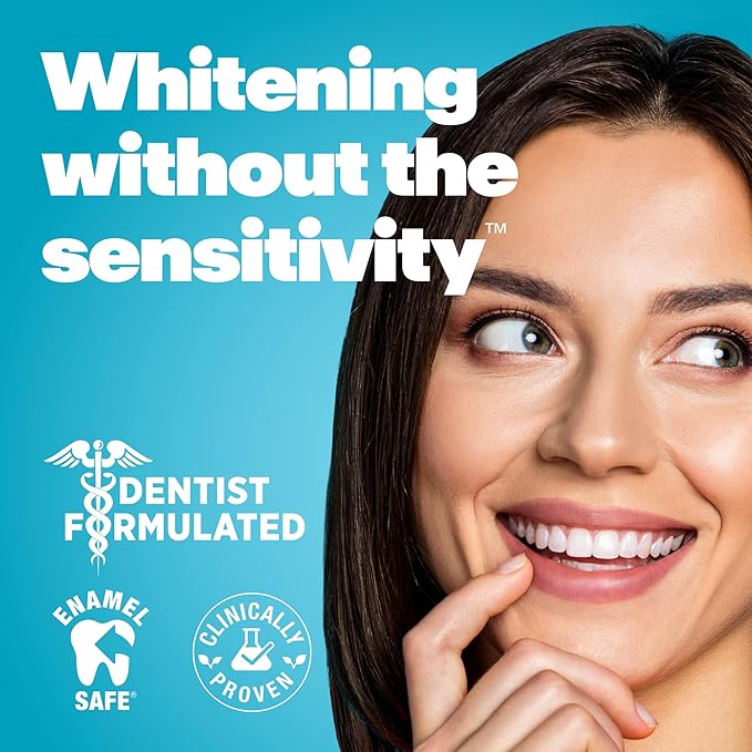 Lumineux Teeth Whitening Strips - 35 Treatments (6 Months) – Peroxide Free - Enamel Safe for Whiter Teeth - Whitening Without The Sensitivity - Dentist Formulated - Sensitivity Free