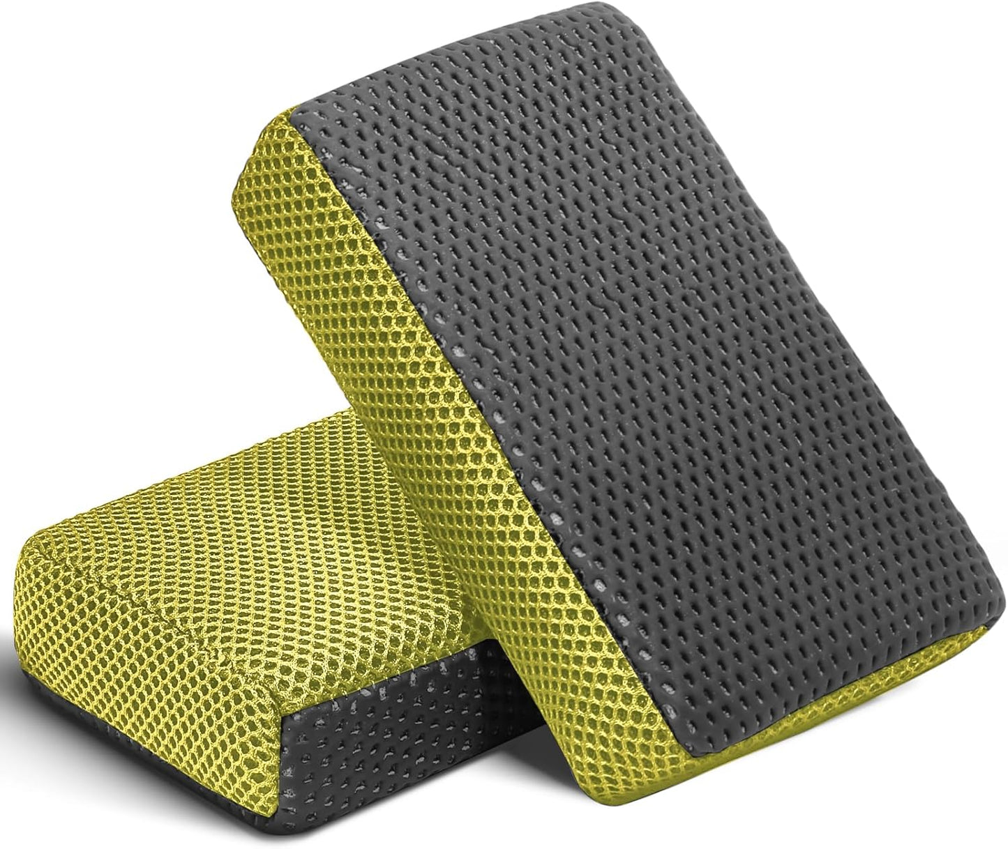 Car Wash Sponge,Dual Sided Car Clay Scrubber for Fast and Effective Removal of Paint,Light Overspray So On,Scrubbing and Clay Work,2-Pack