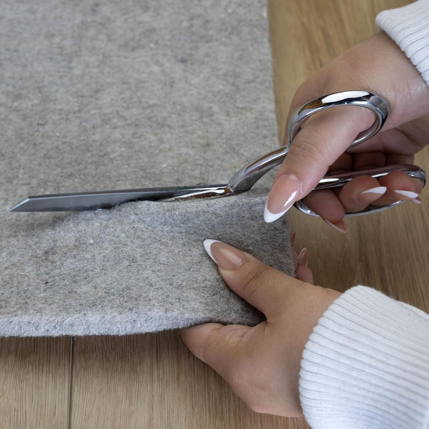 RUGPADUSA - Eco-Plush - 10' Square - 1/2" Thick - 100% Felt - Luxurious Cushioned Rug Pad - Available in 3 Thicknesses, Many Custom Sizes