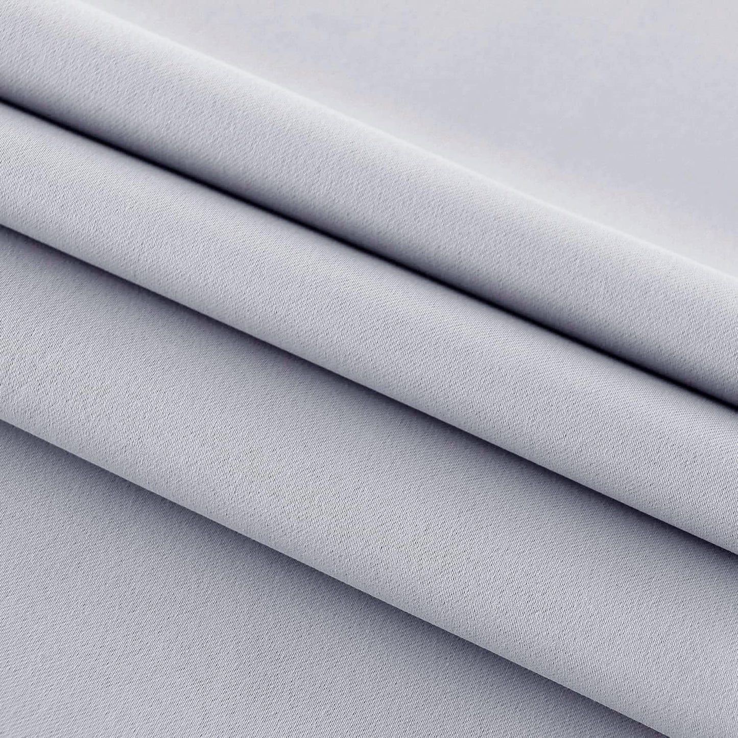 DWCN French Door Curtains – Rod Pocket Thermal Blackout Curtain for Doors with Glass Window, Kitchen and Patio Doors for Privacy, 54 X 80 Inches Long, 1 Curtain Panel with Tieback, Silver Grey