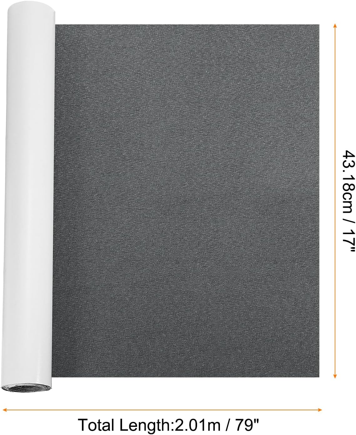 Repair Patches Repair Tape Self-Adhesive DIY Repair Patch Linen Gear Patch for Sofa, Furniture, Chair, Clothing,Tents,17x79 Inch,Deep Grey