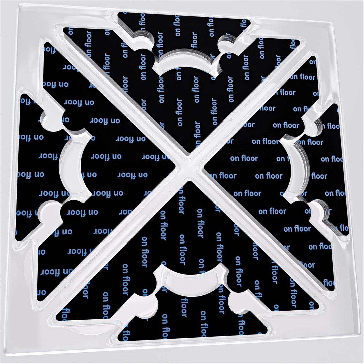 Rug Non Slip Grippers, Reusable Keep Rug Corner Down Tape Pads for Hardwood Floors, Strong Carpet Gripper for Area Rugs, No Damaging for Floor, 24Pcs