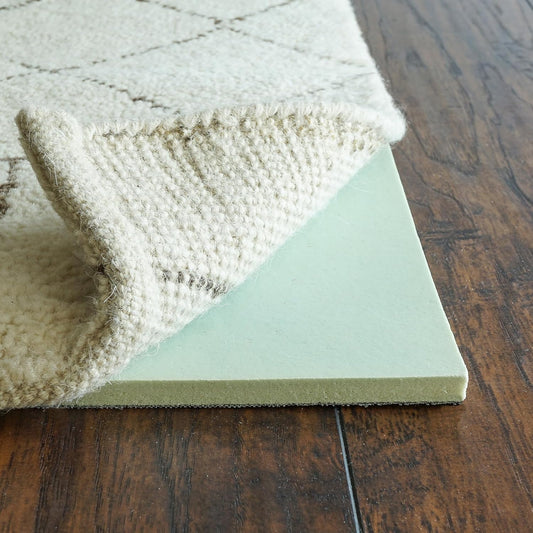 RUGPADUSA - Cloud Comfort Memory Foam - 8' Square - 7/16" Thick - Luxurious Cushioned Rug Pad - Water Resistant