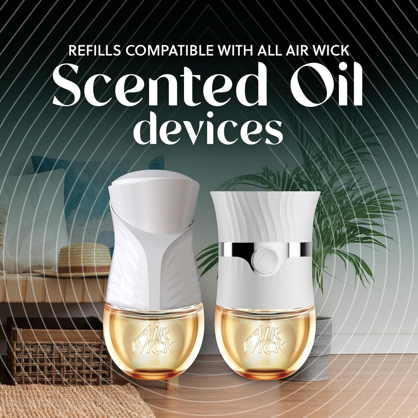 AIR WICK Scented Oil - Vibrant Refill Island Coconut & Warm Sands 5 ct.