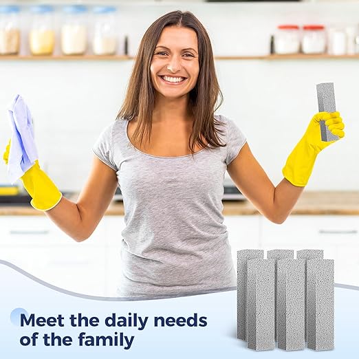 21 Pack Pumice Stone for Toilet Bowl Cleaning, Powerfully Cleans Hard Water Rings, Suitable for Cleaning Toilet, Bathtubs, Pool, Sinks and Grill