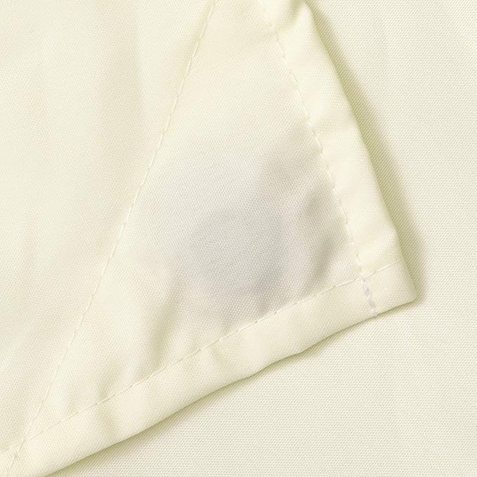 N&Y HOME Fabric Shower Curtain or Liner 36 x 72 Inches Bath Stall Size with 2 Bottom Magnets, Hotel Quality, Washable, Water Repellent, Sand