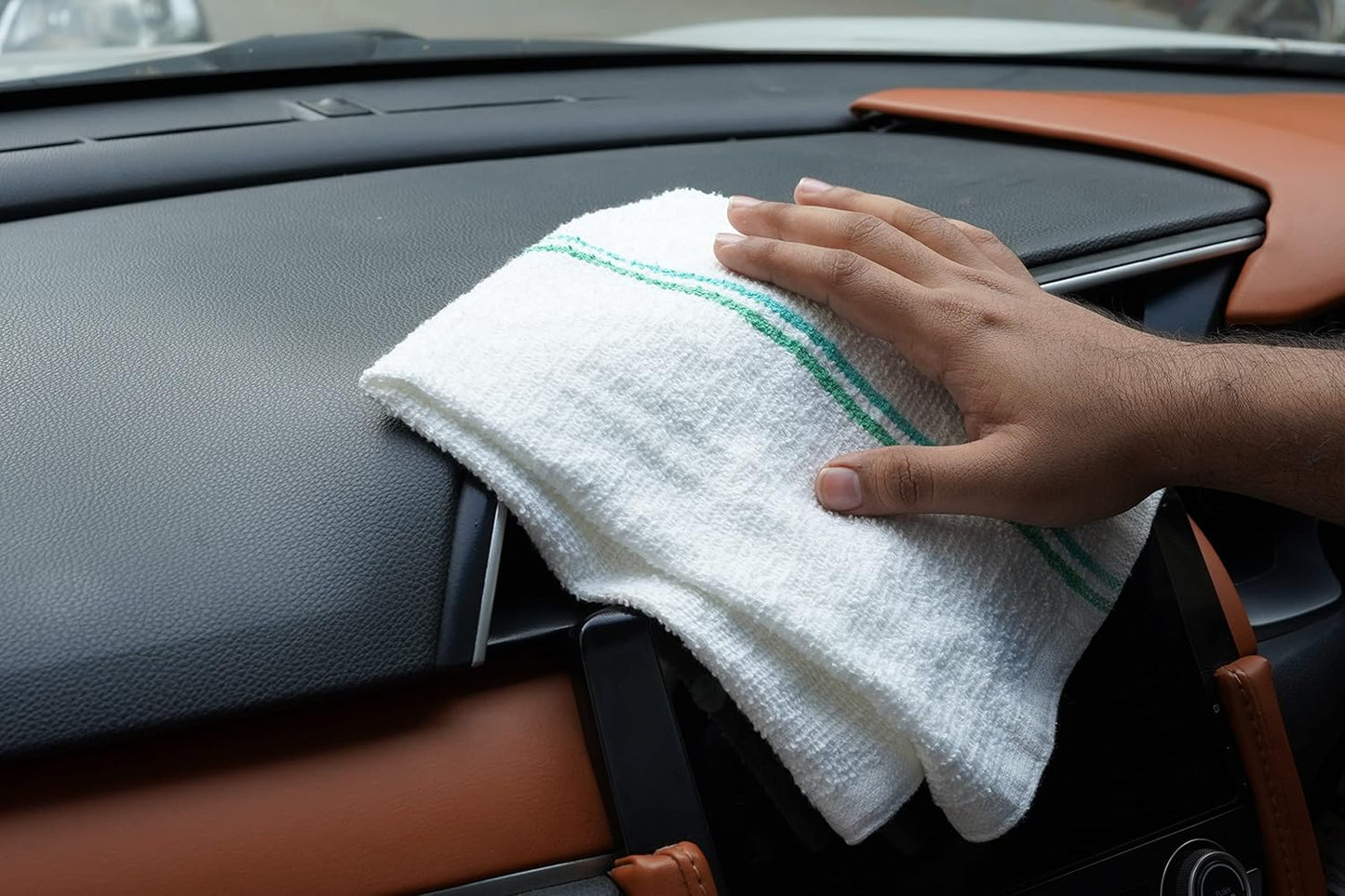 Avalon Towels Terry Bar Mop Towels (Value Pack of 12) Size 16"x19" – Absorbent and Durable, Multipurpose Cleaning Rags, Cotton Cleaning Cloths, Terry Cloth Rags, Reusable Shop Rag