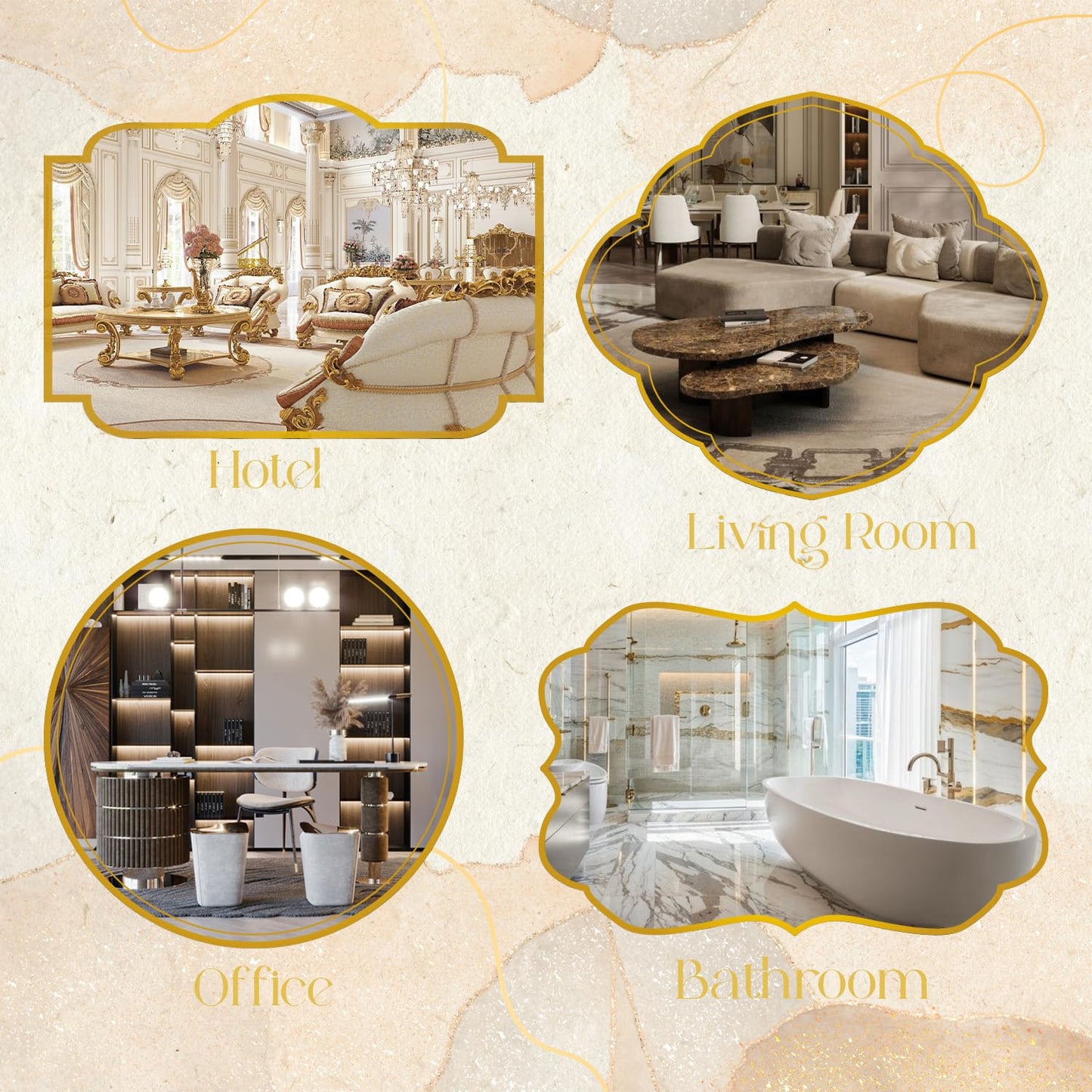 Hotel Fragrance Oils Set, Essential Oil Gift Set for Diffuser, Hotel Scent Diffuser Oil, Diffuser Scents Oil for Home, White Tea, Jasmine Mint, Sandalwood, Luxury Night, Seaside, Myway