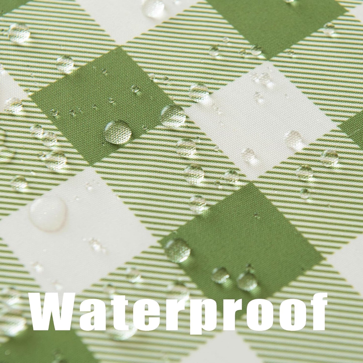Classic Gingham Buffalo Tablecloth Fabric - Oblong 90x156 Inch Water Proof Checkered Table Cloth for Indoor Outdoor - Table Cover for Birthday, Picnics, BBQs, and Parties