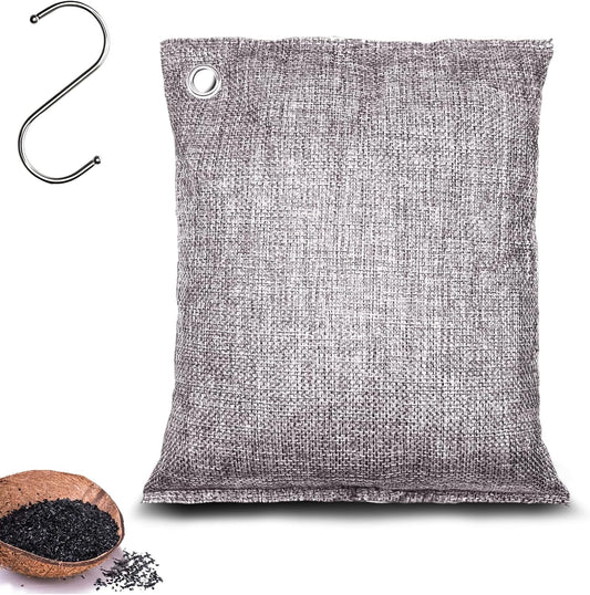 Activated Charcoal Odor Absorber, Odor Eliminator for Strong Odor,Coconut Shell Charcoal Air Purifying Bags for Home Car Closet Pet, Smoke Room Deodorizer