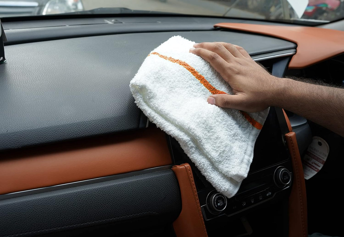 Avalon Towels Terry Bar Mop Towels (Value Pack of 12) Size 16"x19" – Absorbent and Durable, Multipurpose Cleaning Rags, Cotton Cleaning Cloths, Terry Cloth Rags, Reusable Shop Rag