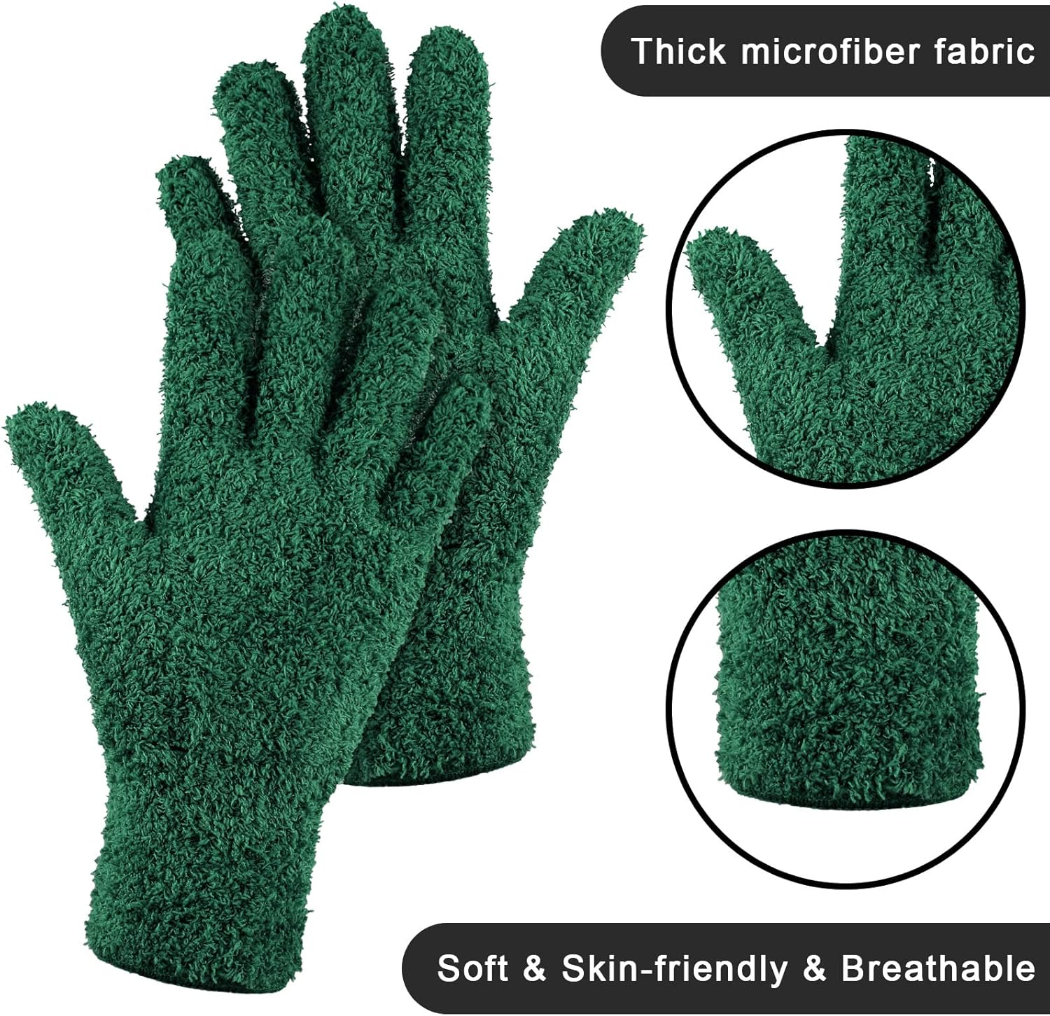 Patelai Microfiber Plant Dusting Gloves - Thumbnail 4
