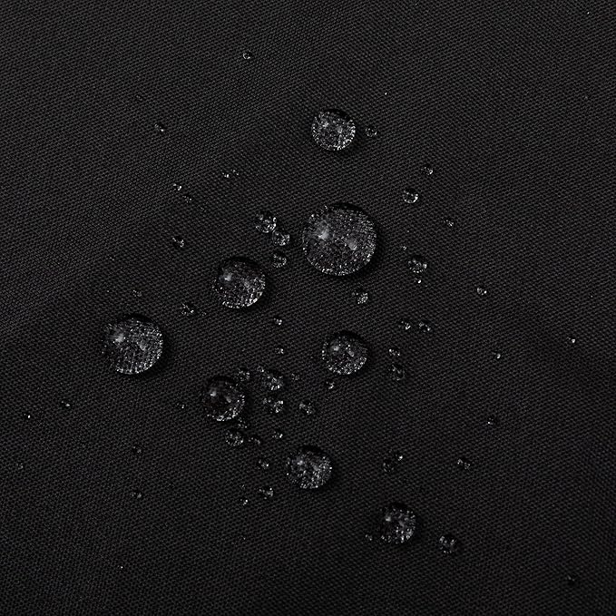 ALYVIA SPRING Extra Long Fabric Shower Curtain Liner Waterproof - 72" x 84", Soft & Lightweight XL Shower Curtain with 3 Magnets, Machine Washable - 72x84, Black