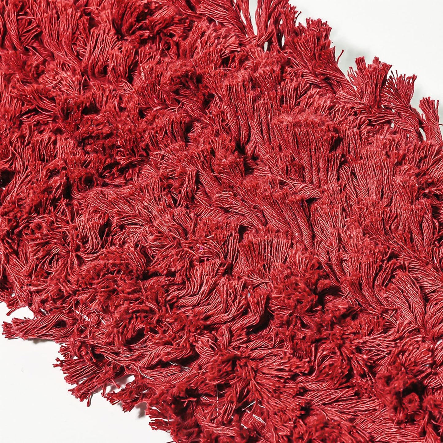 Commercial Dust Mop Replacement Head – 48 x 5 in. Cotton Nylon Reusable Mop Head – Industrial Dust Mop Refill for Floor Cleaning & Janitorial Supplies, Red