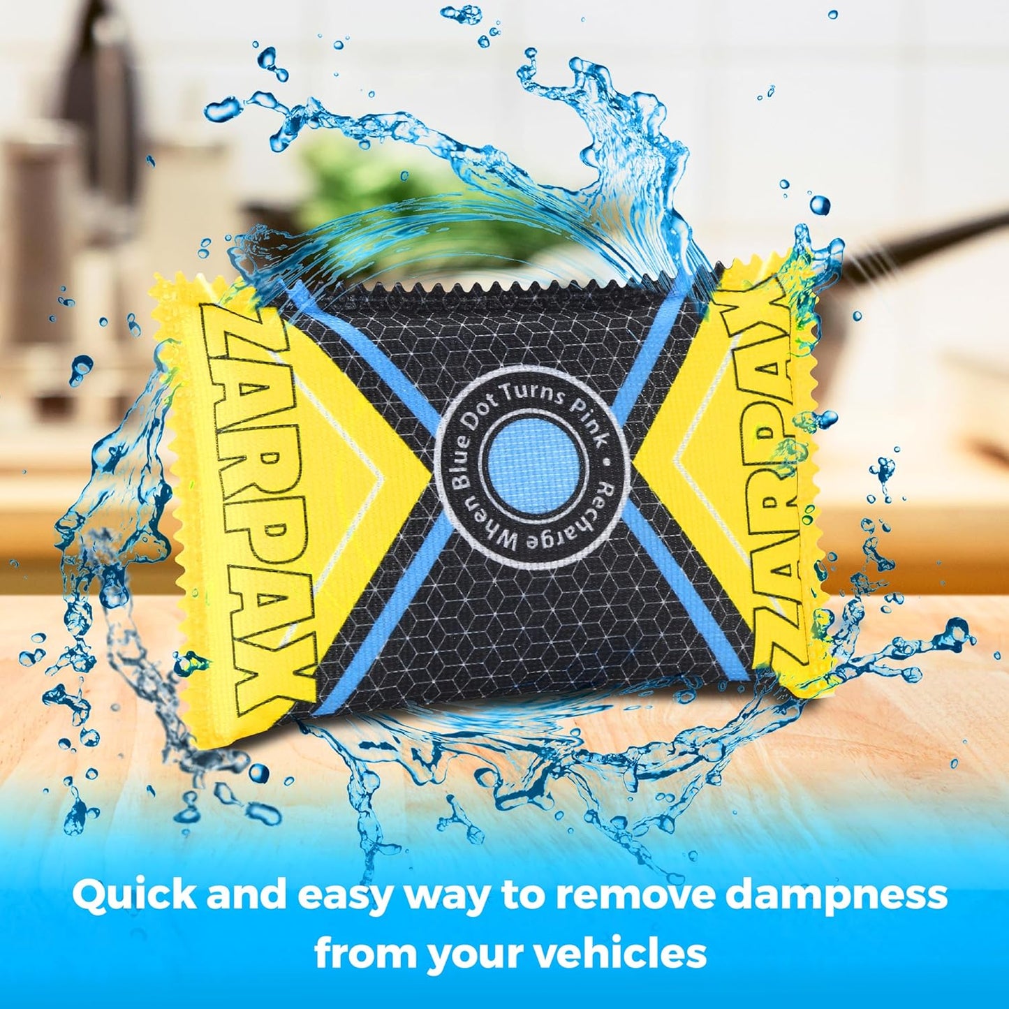 125g Rechargeable Desiccant Packs Dehumidifier Bag - 24 Pack - Moisture Absorbers For Safes, Car, Bathroom, Storage, Garage - Moisture Remover Eliminates Humidity - Reusable Desiccant Bags