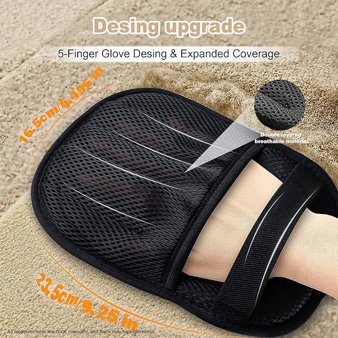 Wholesale 50PCS Pet Hair Removal Glove for Cats & Dogs, Upgraded Five-Finger Electrostatic Pet Hair Remover Glove, Reusable Magic Brush Pet Hair Removal Tool for Laundry, Couch, Carpet & Car Seat