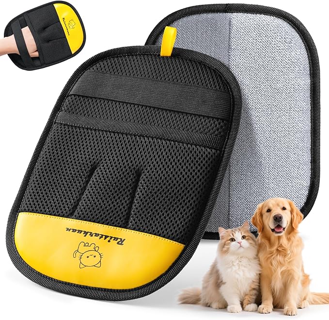 Pet Hair Removal Glove，2026 Newly Upgraded Reusable Magic Brush Pet Hair Remover Glove for Cats & Dogs，Pet Hair Remover Tool for Couch,Curtain, Clothing, Carpet, Car Seat (1Pcs)