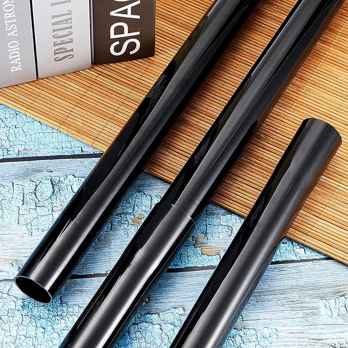 Honoson 2 Pcs 1.25 Inch Vacuum Extension Wand 32mm Black Vacuum Attachments Wand Cleaner Replacement Extension Tubes Accessories and Attachment Replacement Cleaner Pipe Tubes Extend to 14.6 Inch Long