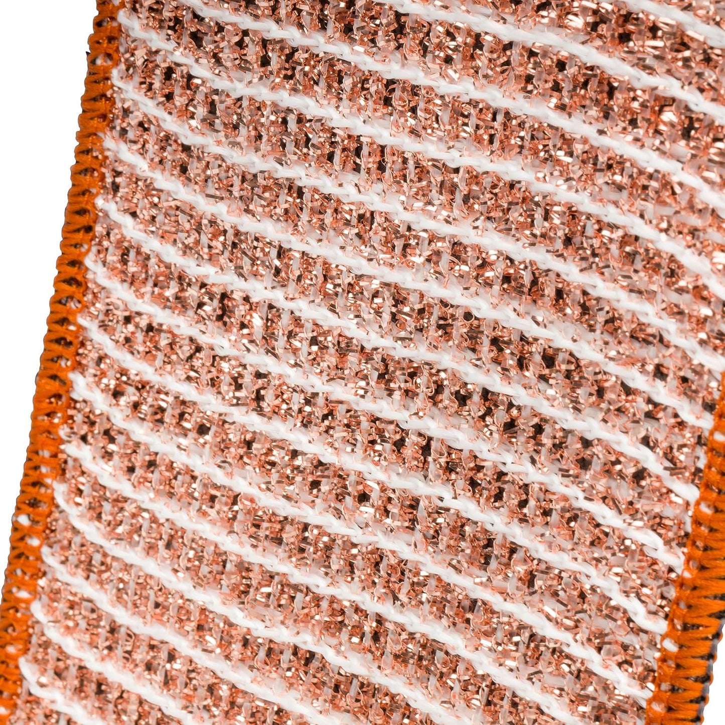 Redecker 2-Ply Woven Copper Scrubbing Cloth & Microfiber Cleaning Wipe – Dual-Surface, Non-Scratch, Reusable & Machine Washable Real Copper Pad for Kitchen & Home
