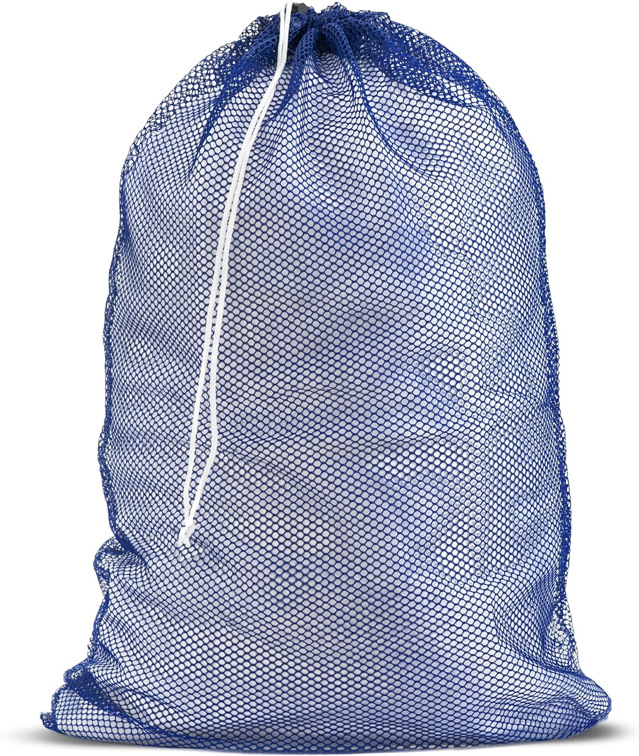 Handy Laundry Mesh XL Laundry Bag - Durable, Machine Washable with Secure Drawstring Closure - Perfect for College Dorms, Laundromats, Apartments (Blue, Large 24" x 36")